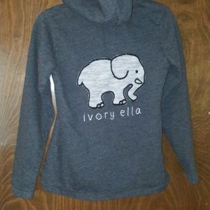Ivory Ella Quarter Zip Hoodie